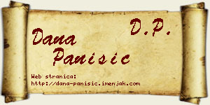 Dana Panišić vizit kartica
